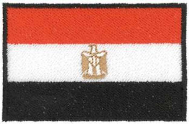 Picture of Egypt Flag Machine Embroidery Design