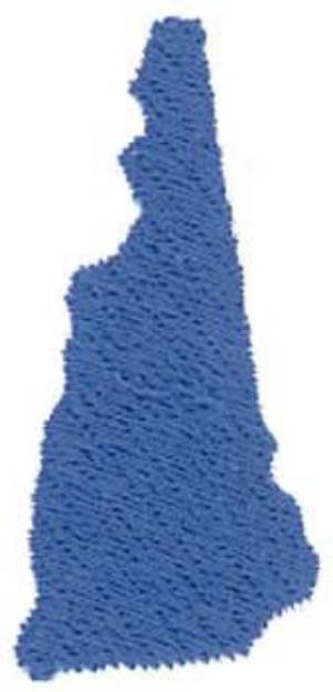 Picture of New Hampshire State Machine Embroidery Design