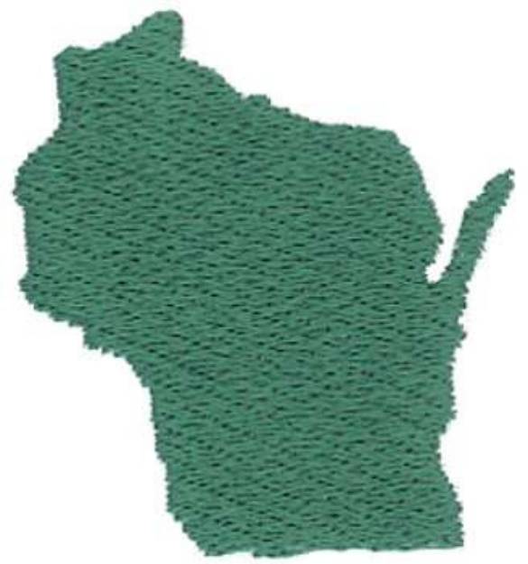 Picture of Wisconsin State Machine Embroidery Design
