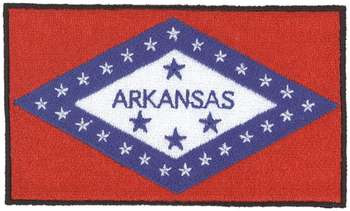 Arkansas Flag Machine Embroidery Design