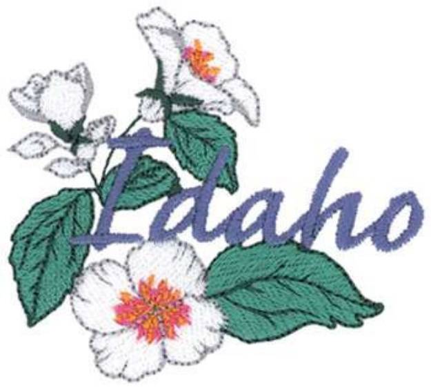 Picture of Idaho Syringa Machine Embroidery Design
