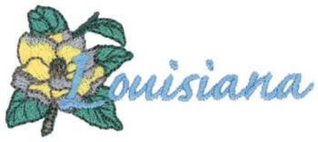 Picture of Louisiana Magnolia Machine Embroidery Design