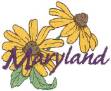 Picture of Maryland Black-eyed Susan Machine Embroidery Design