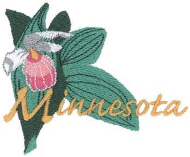 Picture of Minnesota Ladys Slipper Machine Embroidery Design