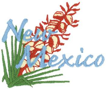 New Mexico Yucca Machine Embroidery Design
