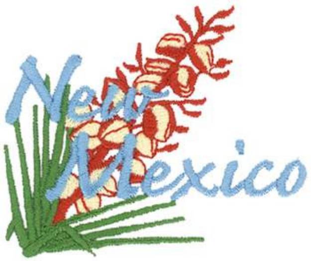 Picture of New Mexico Yucca Machine Embroidery Design