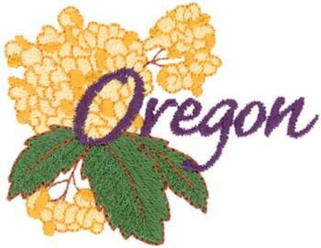 Picture of Oregon Grape Machine Embroidery Design