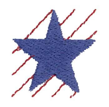 Stars & Stripes Machine Embroidery Design