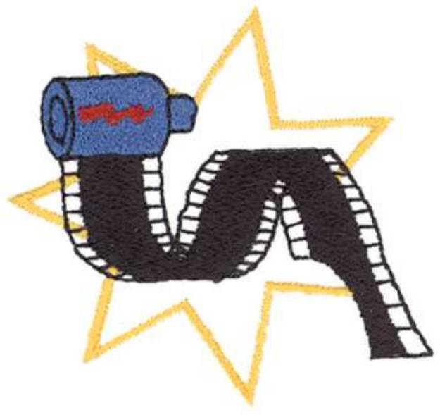 Picture of Roll of Film Machine Embroidery Design