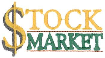 Stock Market Machine Embroidery Design