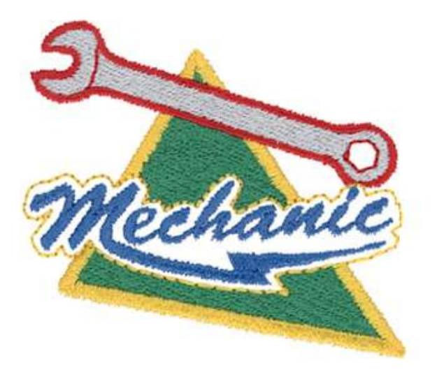 Picture of Mechanic Machine Embroidery Design