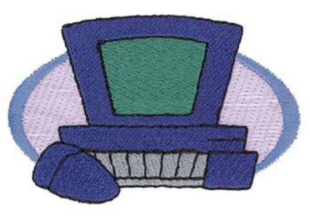 Picture of Desktop Computer Machine Embroidery Design