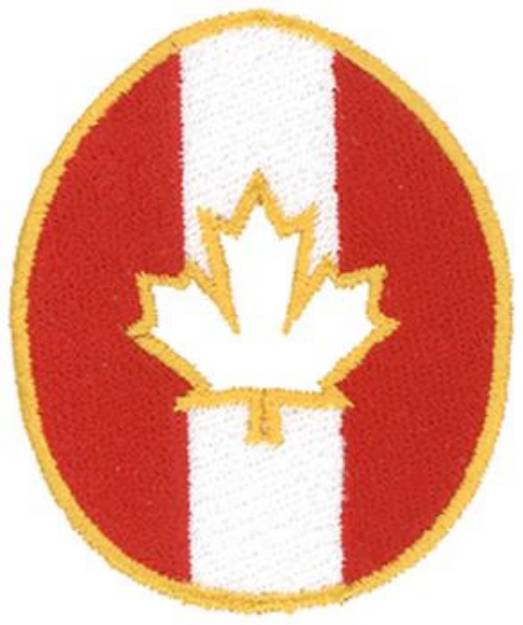 Picture of Canadian Crest Machine Embroidery Design
