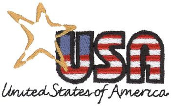USA Machine Embroidery Design
