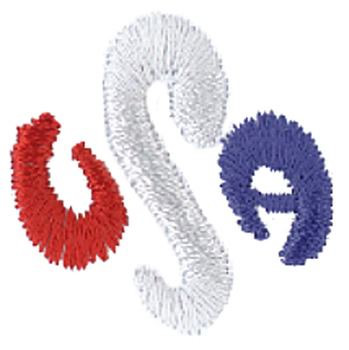 USA Monogram Machine Embroidery Design