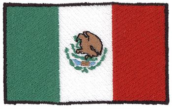 Mexico Flag Machine Embroidery Design