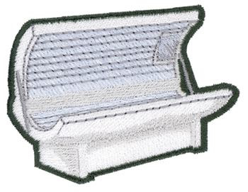 Horizontal Tanning Bed Machine Embroidery Design