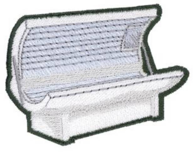 Picture of Horizontal Tanning Bed Machine Embroidery Design