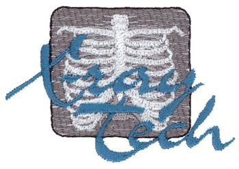 X-ray Tech Machine Embroidery Design