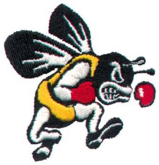 Picture of Boxing Bee Machine Embroidery Design