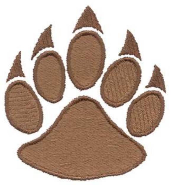 Picture of Animal Paw Machine Embroidery Design
