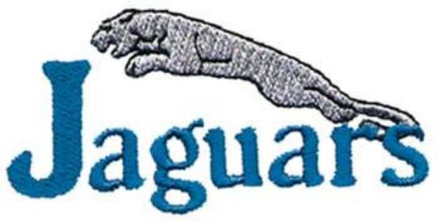 Picture of Jaguars Mascot Machine Embroidery Design