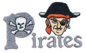 Picture of Pirates Mascot Machine Embroidery Design