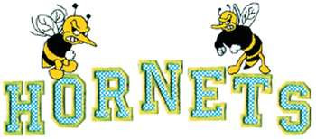 Hornets Mascot Machine Embroidery Design