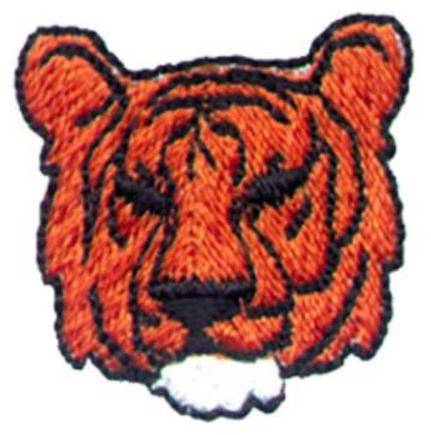 Picture of Tiger Head Machine Embroidery Design