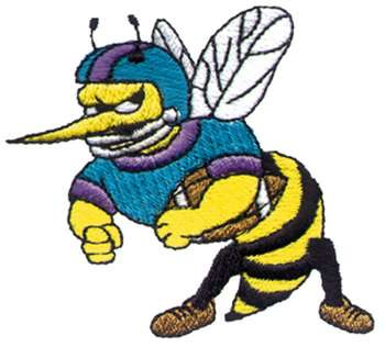 Hornets Football Machine Embroidery Design