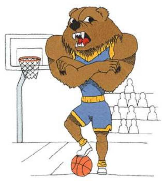 Picture of Wolverines Basketball Machine Embroidery Design