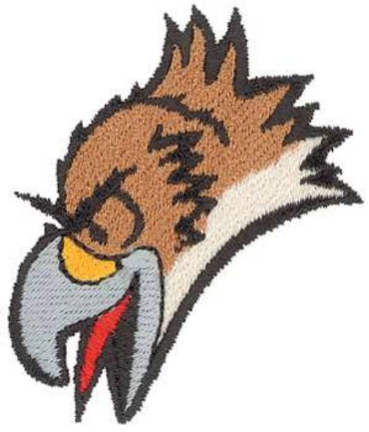 Picture of Screaming Hawk Machine Embroidery Design
