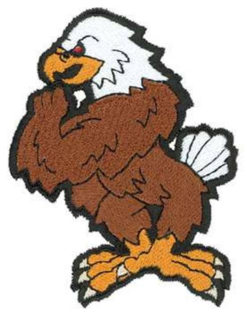 Picture of Standing Eagle Machine Embroidery Design