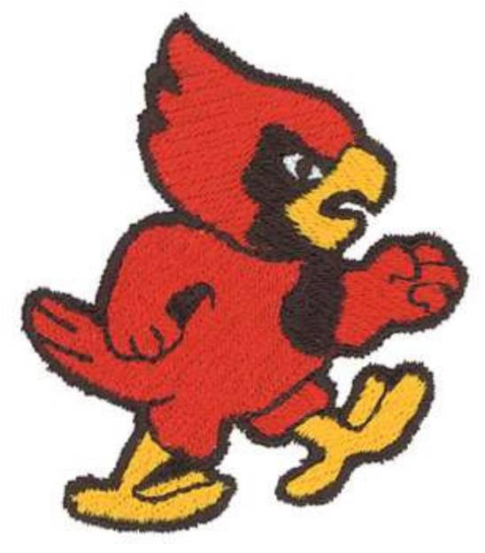 Picture of Cardinal Mascot Machine Embroidery Design