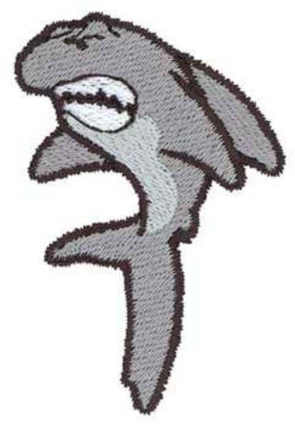 Picture of Angry Shark Machine Embroidery Design