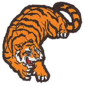 Tiger Mascot Machine Embroidery Design