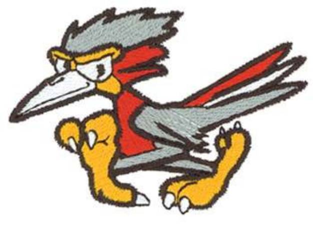 Picture of Roadrunner Mascot Machine Embroidery Design