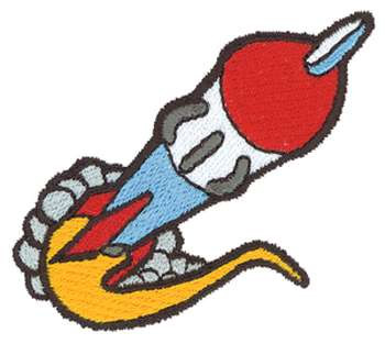 Rocket Machine Embroidery Design
