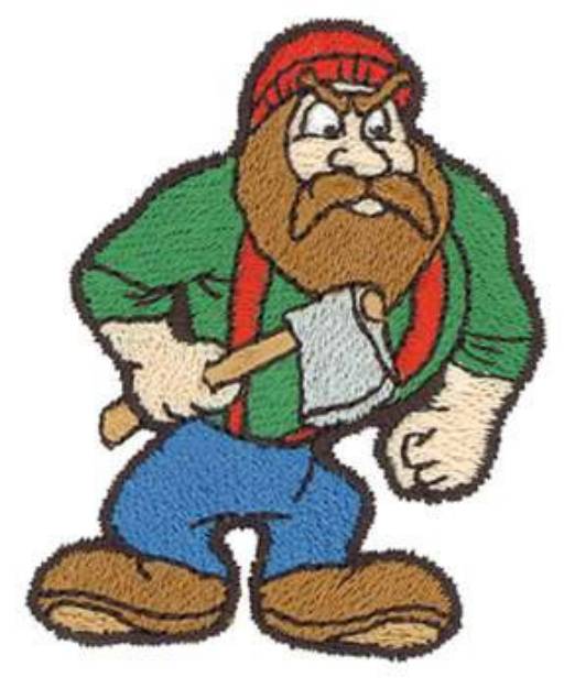 Picture of Lumberjack Machine Embroidery Design
