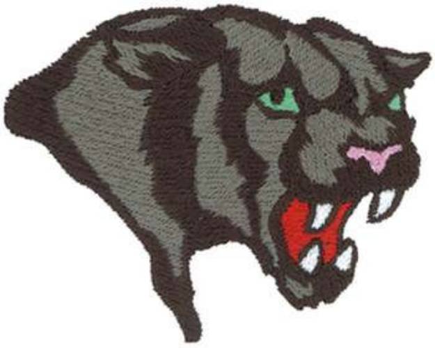 Picture of Panther Mascot Machine Embroidery Design