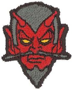 Picture of Devil Head Machine Embroidery Design