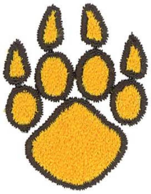 Picture of Animal Pawprint Machine Embroidery Design