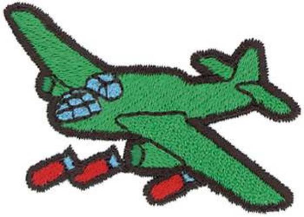 Picture of Bomber Machine Embroidery Design