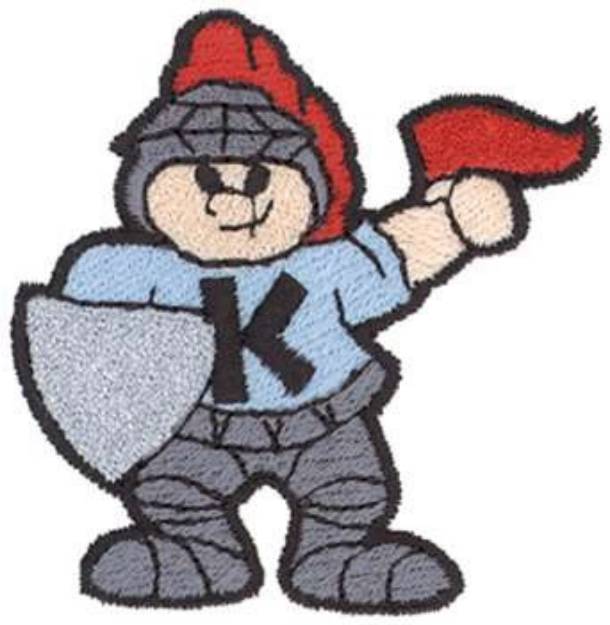 Picture of Knight K Machine Embroidery Design