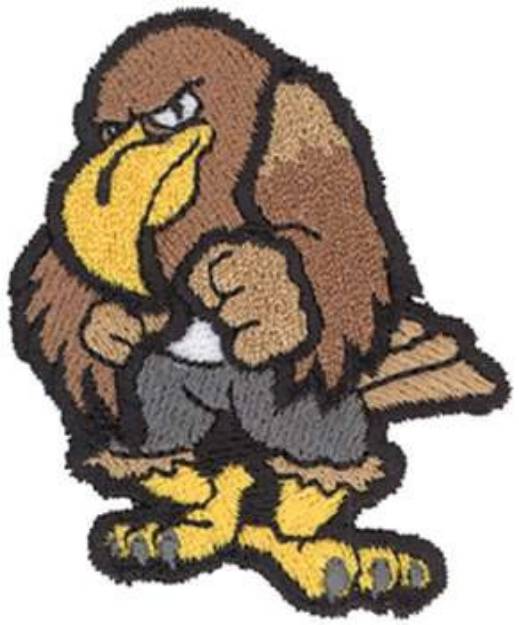 Picture of Fighting  Hawk Machine Embroidery Design