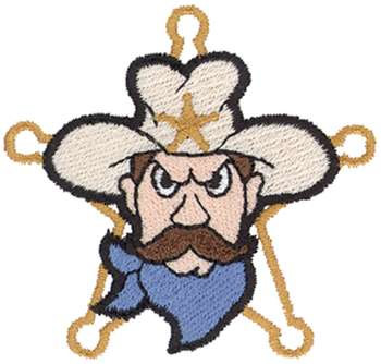 Rangers Mascot Machine Embroidery Design