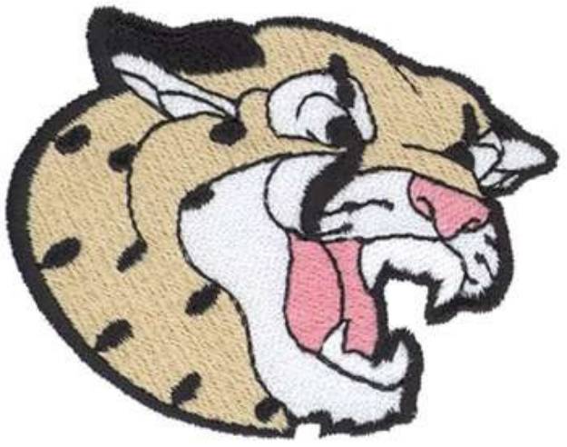 Picture of Cheetah Mascot Machine Embroidery Design