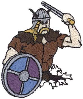 Viking Warrior Machine Embroidery Design