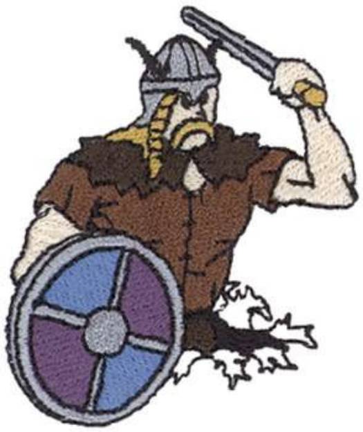 Picture of Viking Warrior Machine Embroidery Design