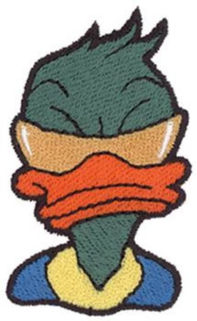Picture of Duck with Shades Machine Embroidery Design